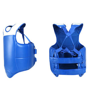 Protège-poitrine de boxe de compétition en cuir de haute qualité, protection corporelle personnalisée - Product Image 4