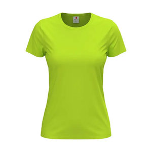 Camisetas de algodón para mujer, camisetas de manga corta, camisetas de cuello redondo, camiseta de verano informal transpirable de ajuste clásico, transpirable - Product Image 2