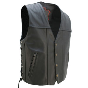 RECORD,S Hot Street Style Chaleco de cuero Ropa informal al aire libre Chaleco de moda para hombres 2025 - Product Image 4