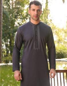 Shalwar Kameez vêtements de fête respirants avec impression de logo personnalisé en coton de haute qualité pour hommes - Product Image 4