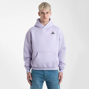 Sudadera con capucha de gran tamaño de algodón 100% personalizable para hombre, ropa de calle informal y de invierno con patrón sólido para exteriores, tamaño adulto, precio barato - Product Image 1