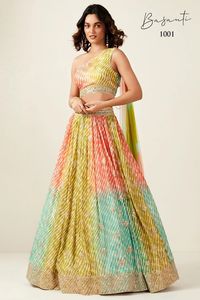 El último diseñador Dola Silk Mirror work Lehenga choli de Fab Zone - Product Image 5