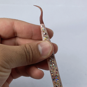 แหนบขนตา สแตนเลส คุณภาพดี แหนบขนตาตรงและโค้ง อุปกรณ์ต่อขนตา - Product Image 6