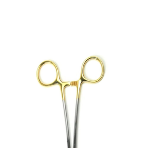 Pinza Hemostática de Acero Inoxidable con Mango Dorado Azicon International, Juego de Instrumentos Quirúrgicos Manuales para Odontología y Veterinaria - Product Image 4