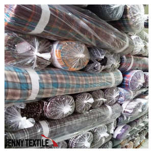 Telas de Camisas a Cuadros de Algodón 100% Tejido Suave Hecho en Corea, Lote de Existencias, Material Casual Transpirable y Duradero de Alta Calidad - Product Image 2