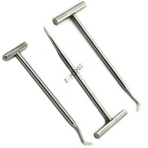 Elevadores de raíz manuales de acero inoxidable de calidad superior más vendidos con agarre ergonómico para uso en clínicas dentales de Zonedge - Product Image 1