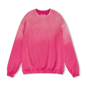 Sweat-shirts d'automne 2026 en gros, grande quantité, coupe oversize, col rond, 100% coton, poids lourd, basiques, délavés à l'acide - Product Image 1