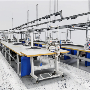 Máquina de coser overlock automática de cama cilíndrica para colocación de cuellos circulares, modelo DS-8400TD-04M2-24-7-P/ACC, OEM, DIY, de plástico, de alta calidad - Product Image 2