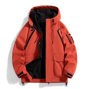 Chaqueta Cortavientos de Lona Informal para Hombre, Estilo Vintage, de Alta Calidad, para Otoño e Invierno 2026, Fabricante OEM Personalizado, Impermeable - Product Image 4