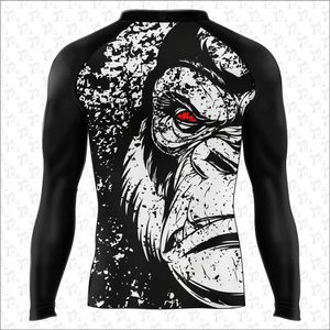 Color y tamaño personalizados para hombre, protector de erupción profesional de secado rápido, transpirable, para surf, natación, UV50 +, protectores de erupción personalizados - Product Image 2