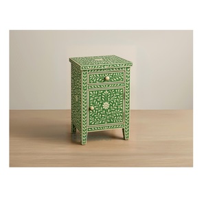 Table luxueuse en incrustation d'os, hauteur réglable, salon, ronde, incrustation d'os, qualité standard en Inde - Product Image 2