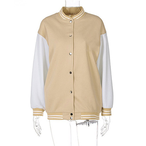 Veste universitaire à manches longues de haute qualité, nouveau design, pour femmes, prix de gros, fabricant de vêtements, streetwear décontracté - Product Image 1