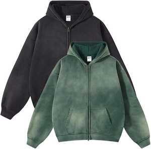 Unisex Vintage Cotton <b>Hoodie</b> Men and <b>Teens</b> Pullover with Oversize Hood and Pocket Casual Winter Sweatshirt - Product Image 1