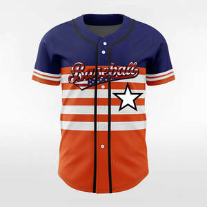 Jersey de béisbol para hombre de color sólido Talla grande Adultos Ropa deportiva Sublimación Impreso Equipo Jersey y uniformes - Product Image 3