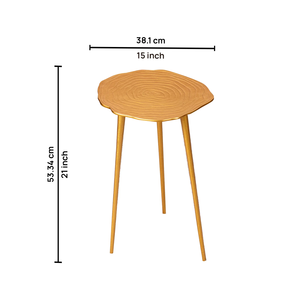 Meilleure vente couleur or meilleure qualité Table d'appoint pour la vie en métal massif découpé au laser avec couleur et taille personnalisées - Product Image 4