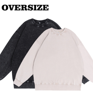 เสื้อสเวตเตอร์โอเวอร์ไซส์สำหรับผู้ชายเสื้อโอเวอร์ไซส์ผ้าคอตตอนสำหรับ100% ใช้ได้ทั้งชายและหญิง - Product Image 2