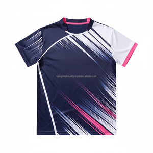 Conjunto de Uniforme de Bádminton Personalizado OEM para Hombre, Camiseta Deportiva en Contraste y Falda Plisada - Product Image 4