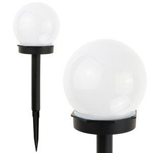 TG47830 SOLAR GARDEN <b>BALL</b> Lamp Solar Garden LED <b>Spheres</b> White for the Garden - Product Image 1