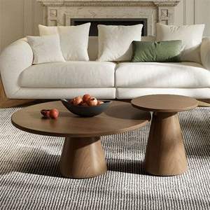 Designer <b>Wooden</b> Coffee <b>Table</b> For Contemporary Home Interior Enhancing Seating Area With Artistic <b>Wooden</b> Form - Product Image 1