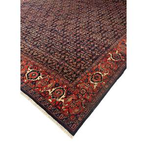 Alfombra de Lana Azul Aalam Anudada a Mano con Patrón Geométrico y Abstracto para Entrada, Sala de Estar, Pasillo - Paem-514 - Product Image 2