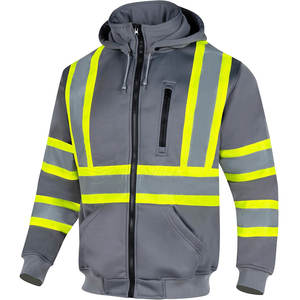 เสื้อฮู้ดกันน้ำสะท้อนแสงสำหรับผู้ชายเสื้อนอกเอวสูงน้ำหนักเบาเพื่อความปลอดภัยในไซต์งาน - Product Image 1