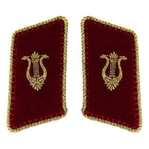 Article Offre Spéciale Paire d'onglets de col brodés pour uniformes Insignes authentiques Accessoires d'uniforme de service Ronpex de qualité supérieure - Product Image 2