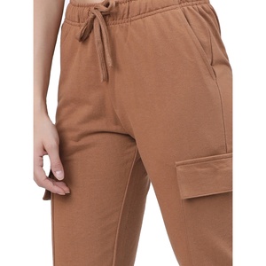Women's Pants & Trousers Brown Solid <b>Slim</b>-Fit Casual Track Pants Comfortable Stretch <b>Jogger</b> Trousers - Product Image 5