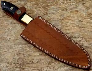 Ensemble de couteaux de chef en acier damassé multifonctionnel professionnel avec manche en palissandre Couperet Couverts pour camping en plein air OEM - Product Image 5