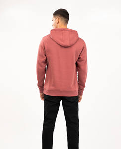 เสื้อฮู้ดผู้ชายสไตล์ยุโรปและอเมริกา ผ้าฟลีซ นุ่ม สบาย เหมาะสำหรับเดินทางและกิจกรรมกลางแจ้ง ทรงหลวม ไหล่ตก หนานุ่ม แบบเรียบง่าย สไตล์บ็อกซี่ พร้อม Ako - Product Image 2