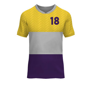 OEM Manufacturer New Breathable Printed Pickleball Uniform Team Clothes Customizable 100% Polyester <b>T</b>-<b>Shirt</b> and Shorts - Product Image 6