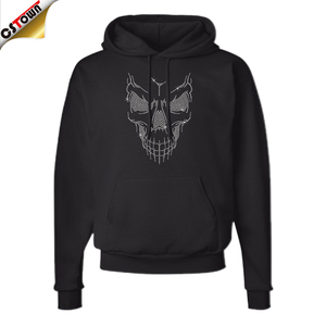 Cantidad mínima de pedido baja Hierro en patrones de calavera de diamantes de imitación Transferencia de logotipo de diamantes de imitación - Product Image 2