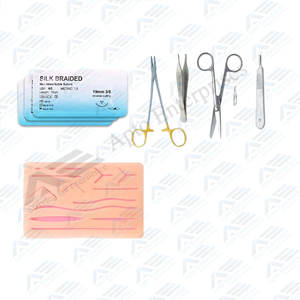 Kit de herramientas de sutura quirúrgica para estudiantes Juego de sutura Kit de instrumentos quirúrgicos Precio al por mayor Instrumentos de calidad Instrumento médico - Product Image 2