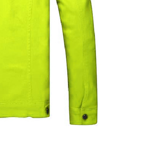 2025 nouvelle vente en gros hommes hiver Denim veste coupe-vent épais polaire chaud hommes mode décontracté col de fourrure veste Style de détresse - Product Image 6