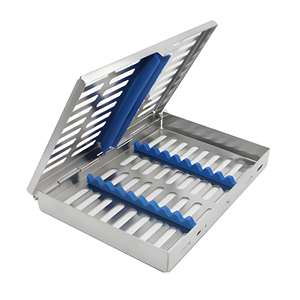 Cassette de Esterilización de Instrumentos Dentales de Acero Inoxidable de Alta Calidad Astrin, Bandeja Quirúrgica Manual de 6 Piezas, Apta para Autoclave - Product Image 5