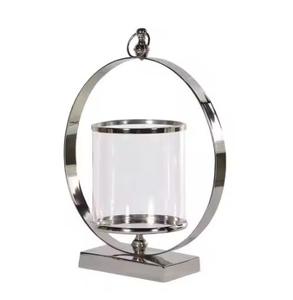 Bougeoir en métal moderne de forme carrée décor d'éclairage haut sur demande multi-événement fabriqué à la main de qualité supérieure décor de lumière de bougie - Product Image 2