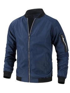 Blouson bombardier d'hiver de haute qualité pour hommes en toile légère dernier modèle vente en ligne veste de décoration avec broderie pour hommes - Product Image 6