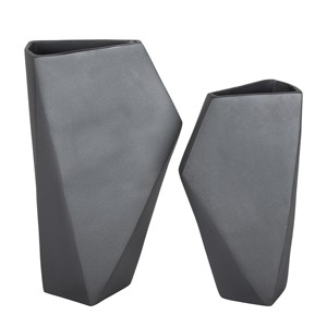Minimalist <b>Vase</b> Elegant Modern Tabletop Decor Aluminum Decorative Flower <b>Vase</b> made in India - Product Image 1