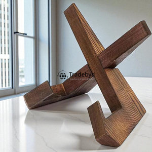 Support de livre en bois poli, support de lecture multifonctionnel pour bureau, étude, cuisine, recettes, moderne Tradebyd - Product Image 4