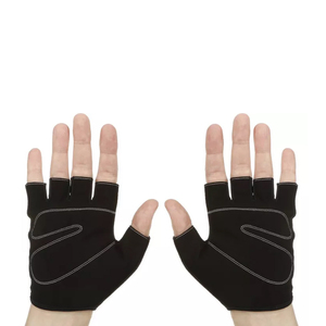 Best Selling Unisex <b>Half</b>-Finger Impact Gloves Breathable Neoprene Leather Sports Training Gloves for Outdoor Cycling for Sports - Product Image 5