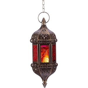 Linterna de Metal decorativa de estilo marroquí de diseño elegante para decoración del hogar, perfecta para decoración del hogar, fiestas y eventos, Mesa - Product Image 2