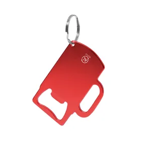 Apribottiglie Portachiavi Sostenibile Berman, Gadget Promozionale Ecologico con Moschettone - Product Image 3