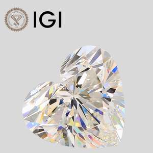 Diamant de laboratoire en forme de cœur 2 carats D VVS1 VVS2 VS1 VS2 - Product Image 1