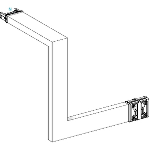 Per SCHNEIDER Electric KSA400DMBL43A CANALIS-400A - Connettore Multiplo per Busway e Cavi, Direzione Verticale e Destra AB C M-TO-M - Product Image 1