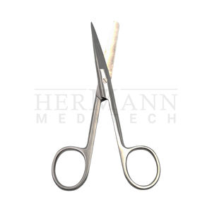 Tijeras manuales de acero inoxidable para operar, tijeras quirúrgicas afiladas/romas de 145mm de alta calidad para procedimientos generales y menores - Product Image 1