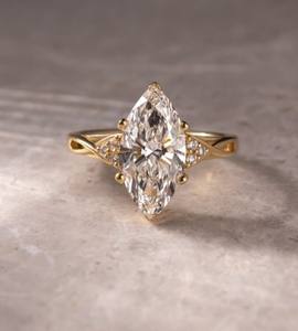 Diamant de laboratoire cultivé IGI, forme marquise, 1 ct, 2 ct, 5 ct, F, blanc fantaisie, solitaire, diamant en vrac créé en laboratoire - Product Image 4