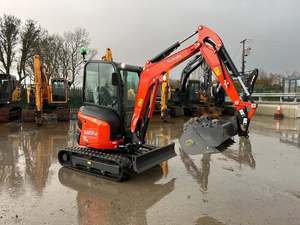 Factory Price Kubota U27-4 Mini Excavator Crawler Type 0.03m³ Bucket Capacity Short Turning Radius - Product Image 5