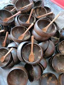 100% CUCHARA DE COCO NATURAL DE VIETNAM/CUCHARA DE MADERA DE COCO/ALTA CALIDAD MEJOR VENTA CUCHARA DE COCO NATURAL ECOLÓGICO - Product Image 2