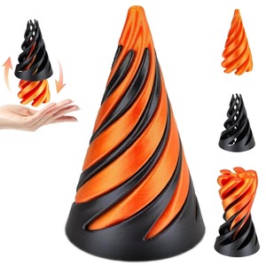 OEM Spiral Cone Fidget Toy 3D Imprimé Impossible Cone Soulagement du Stress Jouet de bureau Mini Vortex Spiral Cone Commandes en gros disponibles - Product Image 1
