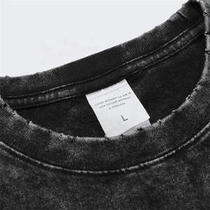 Conception et taille personnalisées, t-shirt graphique sérigraphié unisexe 100% coton 270 g/m² sans ourlet, t-shirts courts avec impression DTG - Product Image 3