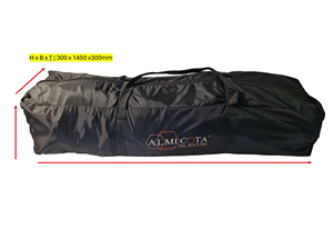 Carpa Manual ALMICOTA Hexagonal, Portátil, Ligera, de Triple Capa, Dos Habitaciones, >3000mm, Impermeable, para 6-8 Personas - Product Image 4